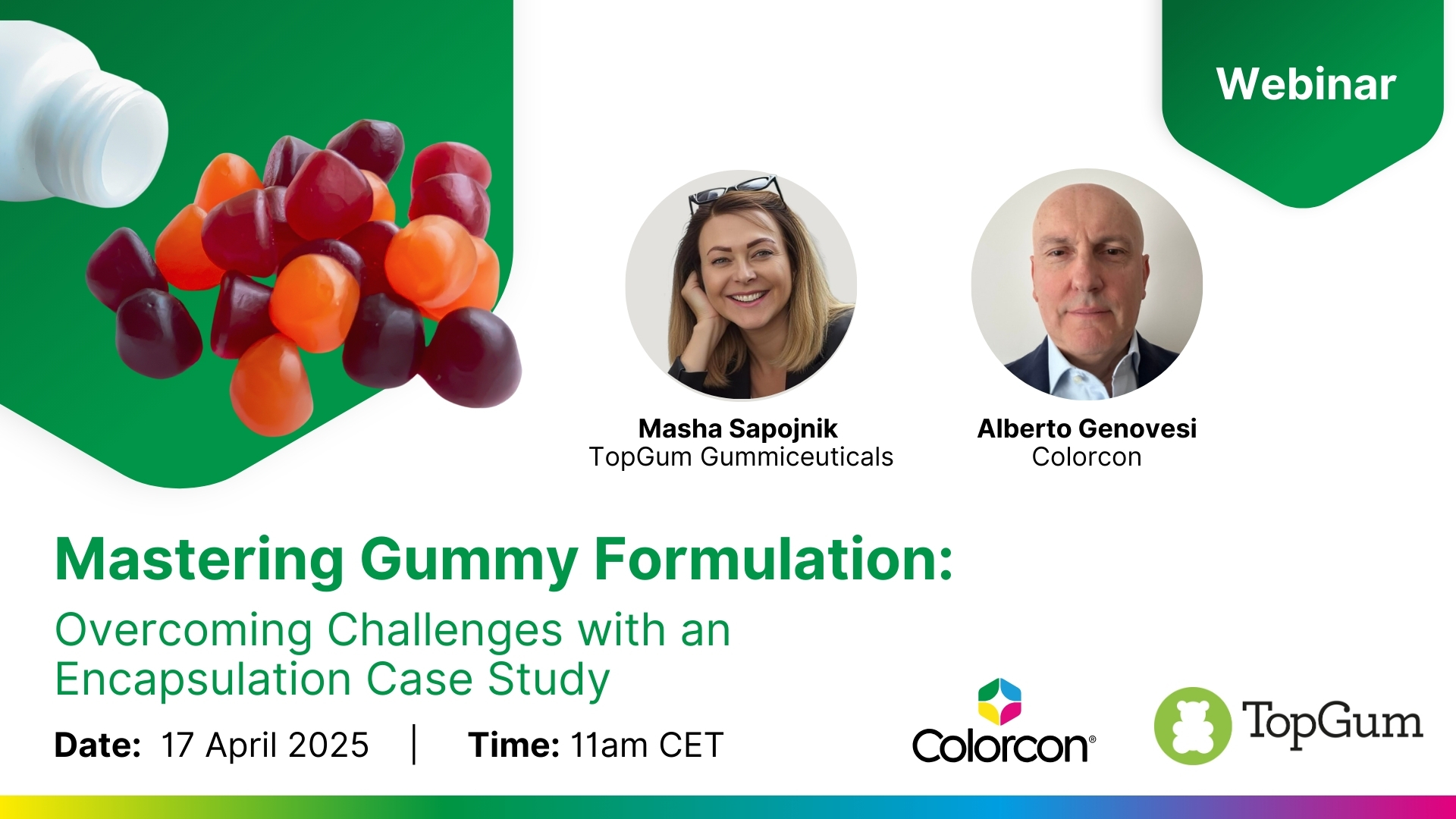 Colorcon TopGum Webinar Promotion - Zoom