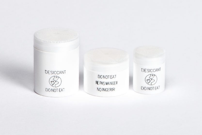Desicant canisters